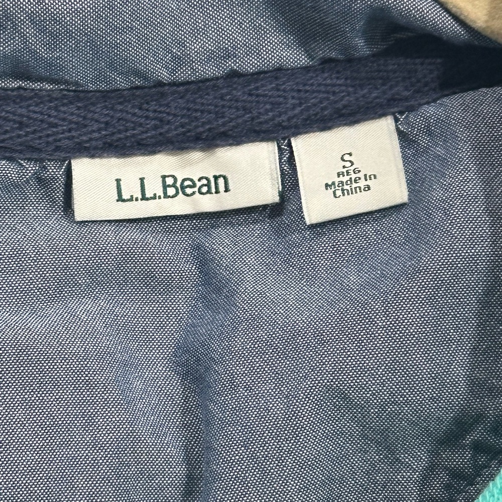 L.L. Bean Classic Blue Shirt - Picture 2 of 6
